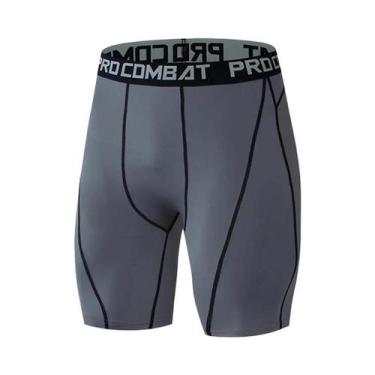 Imagem de Shorts de Compressão para Treino de Musculação Masculino - Elástico e 