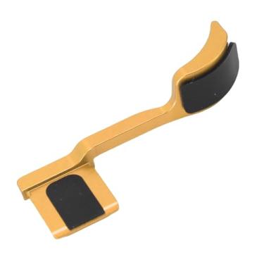 Imagem de Jopwkuin Q3 Câmera Metal Polegar Punho de Substituição Ergonômico de Sapata para Experiência Fotográfica Perfeita Liga de Alumínio para Uso Confortável (Ouro)