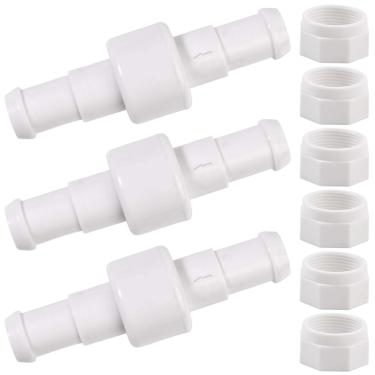 Imagem de Peças de limpeza de piscina D20 Mangueira giratória com porca de mangueira D15 limpador de piscina rolamento de esferas giratório D20 compatível com Polaris 180 280 380 3900 Sport 280 TankTrax