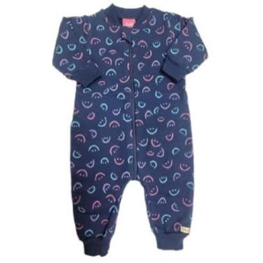 Imagem de Macacão em Moletom Estampado Bebê Menina Kely Kety-Feminino