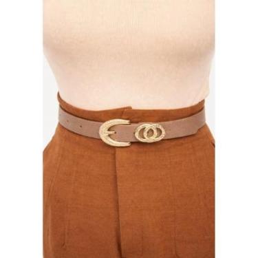 Imagem de Cinto Inspiração D Bell Outelet Fashion Bege-Feminino