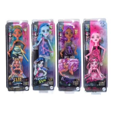 Imagem de Kit Com 4 Bonecas Monster High Pijamas Monstruosos - Jgm42 - Mattel