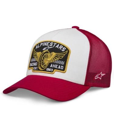 Imagem de Boné Alpinestars Heritage Regulagem Branco Aba Curvada