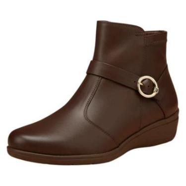 Imagem de Bota Feminina Detalhe Metalizado Confortavel Leve Piccadilly-Feminino