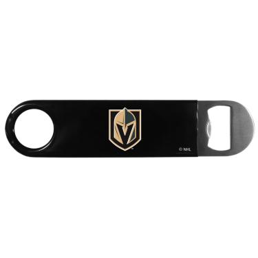 Imagem de NHL Siskiyou Sports Fan Shop Vegas Golden Knights abridor de garrafas de pescoço longo tamanho único preto