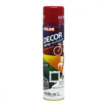 Imagem de Spray Colorgin Decor Vermelho 360Ml 876
