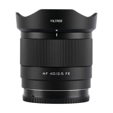 Imagem de VILTROX Lente AF 40 mm f2.5 FE quadro completo para Sony, lente de 40 mm f/2.5 Prime e Mount para Sony a7cr a7ii a9iii a7cii a7rv a6700 a7iv a7iii ZV-E10 II a6600 a6400