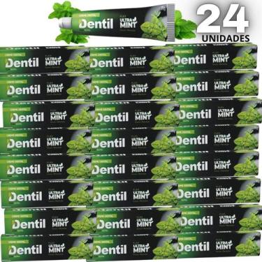 Imagem de KIT 24UN Creme Dental Ultra Mint Com Xilitol Sem Flúor Menta Dentil, 2