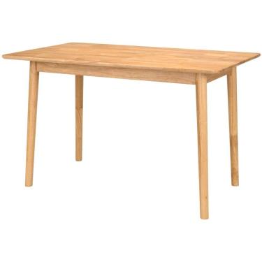 Imagem de Mesa Retangular de Madeira 120cm Resistente Luxo 4 Lugares