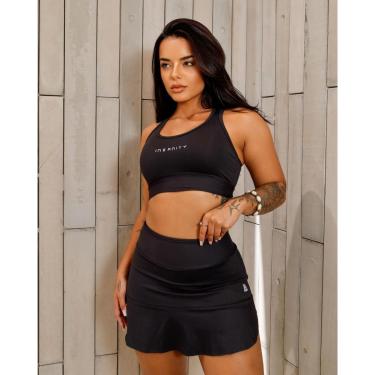 Imagem de Combo Kit Feminino Insanity Top Lovely Short Saia Charming-Feminino