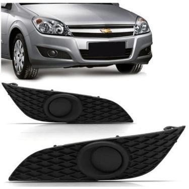 Imagem de Par Grade Moldura Farol Milha Vectra 2009/2013 S/Furo