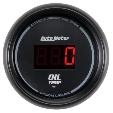 Imagem de Auto Meter 6348 Sport Comp Digital 2-1/16" 0-340 graus F Medidor de temperatura de óleo digital