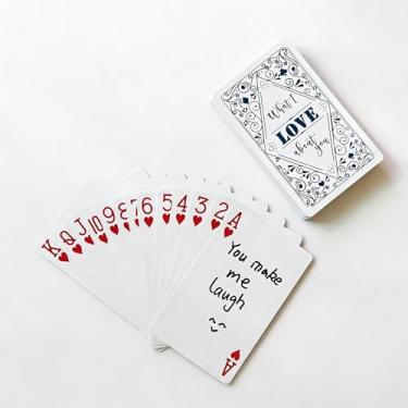 Imagem de JOEPACXIC What I Love You Playing Cards, Valentines Day Gifts for Him, Her, Romantic Gift for Men, Husband, Boyfriend, Women Girlfriend, Wife, Gifts for Anniversary, Birthday, Christmas