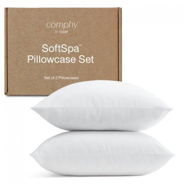 Imagem de Conjunto de Fronhas, Tamanho Queen, 2Un, Fronhas de Qualidade de Hotel Super Macias, Coop Home Goods PCR-125-4, Branca