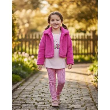 Imagem de Conjunto Infantil Tamanho 02 Menina Inverno Plush/Soft/Moletom Big Day