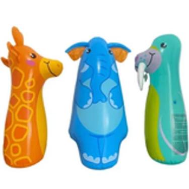 Imagem de Boneco Teimoso 3d Inflavel Animais Joao Bobo 90cm Brinquedo - bestway 