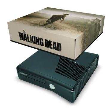 Imagem de Capa Compatível Xbox 360 Slim Anti Poeira - The Walking Dead B - Pop A