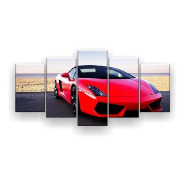 Imagem de Quadro Decorativo Carro Esportivo 129x61 Quarto Sala