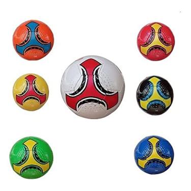 Imagem de Mini Bola De Futebol Coloridas Campo Futsal Society