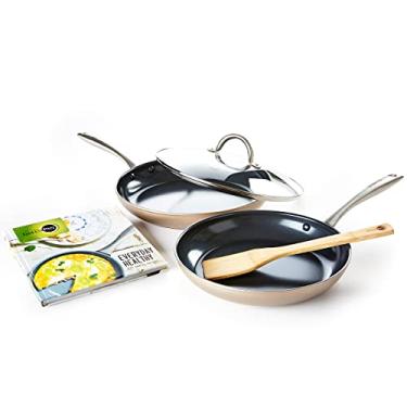 Imagem de GreenPan Conjunto de panelas antiaderentes de cerâmica de 5 peças, edição limitada 10º aniversário, bronze