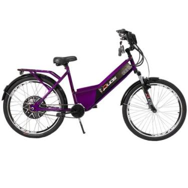 Imagem de Bicicleta Elétrica Com Bateria De Lítio 48V 13Ah Confort Violeta - Duo
