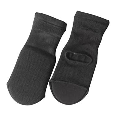 Imagem de Protetor de pé protetor de peito do pé lavável equipamento de proteção elástico para esportes, muay thai, livre, kickboxing, artes marciais, Tamanho M Preto