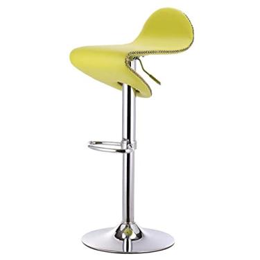 Imagem de Bancos de bar cadeira de bar moderno metal elevador banco alto decoração de casa cadeiras de bar retrô decoração de café bancos de bar ajustáveis cadeiras de bar (cor: d)