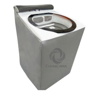 Imagem de CAPA PARA MÁQUINA DE LAVAR PANASONIC 18KG IMPERMEÁVEL (CINZA)