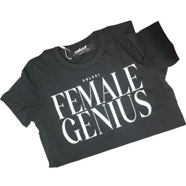 Imagem de Camiseta Feminina Colcci Manga Curta Genius (BR, Alfa, G, Regular, Preto)