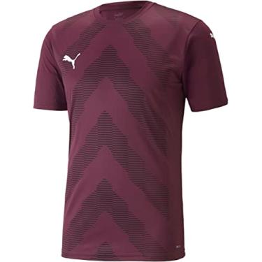 Imagem de PUMA - Camiseta masculina Teamglory, cor vinho uva, tamanho: GG