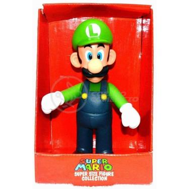 Imagem de Boneco Luigi Grande Super Size 23Cm - Super Mario