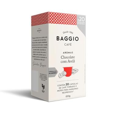 Imagem de Cápsulas de Café Baggio Café Aroma Chocolate com Avelã, compatível com Nespresso, contém 20 cápsulas