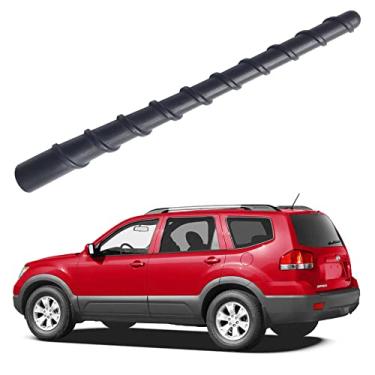 Imagem de Antena de borracha espiral flexível de 17 cm para Kia Borrego (2008-2012), antena Kia Borrego, à prova de lavagem de carro - Substituição interna de mastro de antena de bobina de cobre