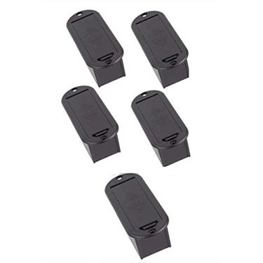 Imagem de Caixa de bateria de guitarra, 5 peças, caixa de bateria de 9 V, suporte para captador ativo de baixo de guitarra