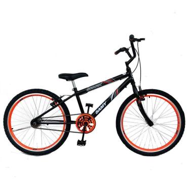 Imagem de Bicicleta Infantil Aro 24 Masculina Juvenil/ Rebaixada Rodas Alumínio Aero Reforçada-Masculino