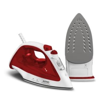 Imagem de Ferro a Vapor Arno Essentialgliss com Base Antiaderente, 1100W, Rosa, FMQ 220V