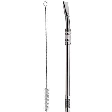 Imagem de Bomba De Tererê Chimarrão Aço Inox Anel Superior Bojo Mola, Zanline, Organização