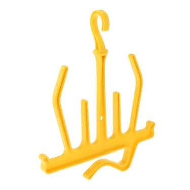 Imagem de Deevoka Cabide de roupa de mergulho multifuncional, cabide de roupa de surf, cabide de secagem para mergulho, para rashguards, amarelo