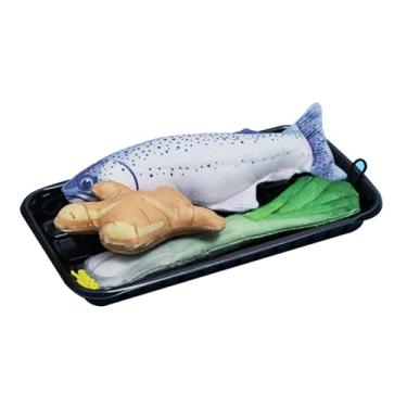 Imagem de Ioensy 3x brinquedo de gato de pelúcia, brinquedos interativos de gato, brinquedos de pelúcia interativos, brinquedo de mastigar de gato para cachorro, estilo B