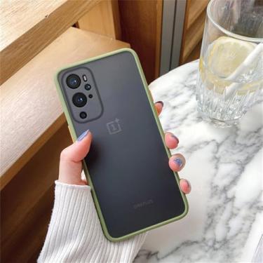 Imagem de A pele caiu caso de telefone para oneplus 9 9r 8 pro 8t nord ce 5g nord n10 moldura de silicone capa dura transparente, chá verde, para oneplus nord n10 5g