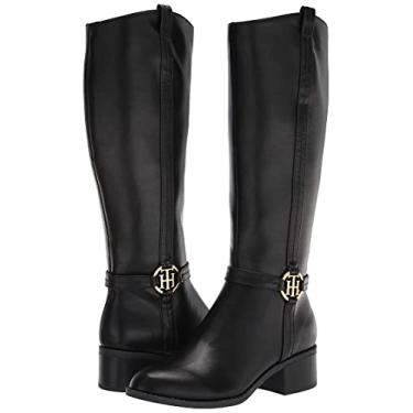 Imagem de Tommy Hilfiger Bota feminina Twdiwan3 Fashion, Preto, 6