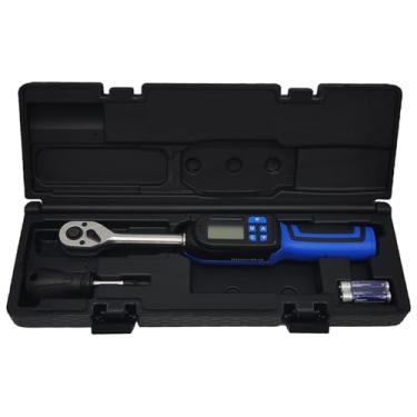 Imagem de JEUCLEL Chave de torque digital de 3/8 polegadas (3-60 Nm), conjunto de chaves eletrônicas de torque com precisão de ± 2%, campainha, indicador LED para automotivo, motocicleta, bicicleta, faça você