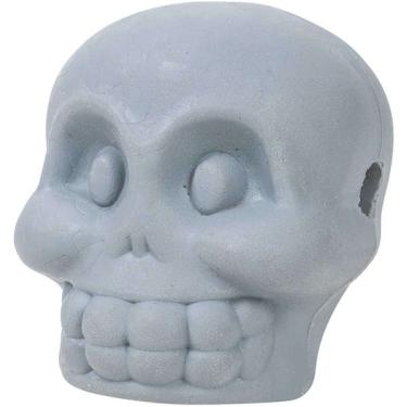 Imagem de Brinquedo Mordedor Pet Games Caveirinha Soft Cinza - Tam. P