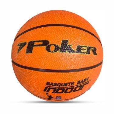 Imagem de Bola De Basquete Poker Indoor Baby N.3 Unissex Laranja