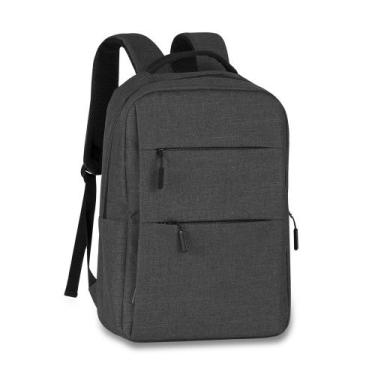 Imagem de Mochila executiva para notebook bolsa preta unissex resistente - Clio