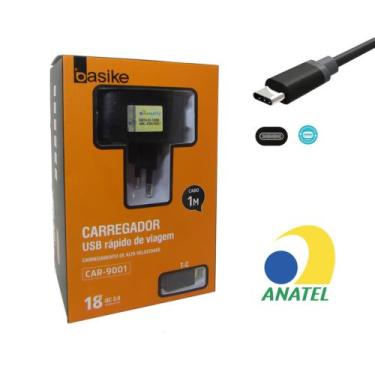 Imagem de Carregador turbo basike car-9001, TIPO C