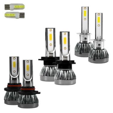 Imagem de Kit ultra led nano volkswagen fox 2010/2021 22000 lúmens 6500k (h1h7hb
