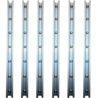 Imagem de Mini Trilho 550mm - Telha Metálica Para Placa Solar 06 Peças - GB ELET