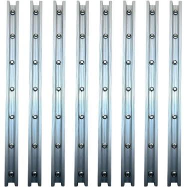 Imagem de Mini Trilho 550mm - Telha Metálica Para Placa Solar 08 Peças - GB ELET