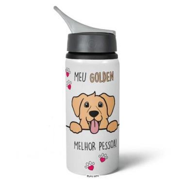Imagem de Garrafa Squeeze NK - Meu Golden, melhor pessoa! - JPS INFO